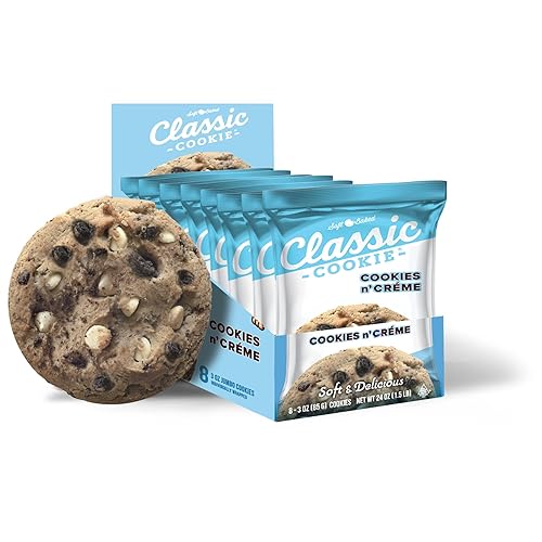 Miniatura 14 de Classic Cookie Galletas de chispas de chocolate horneadas suaves hechas con mini besos Hershey's®, 2 cajas, 16 galletas envueltas individualmente