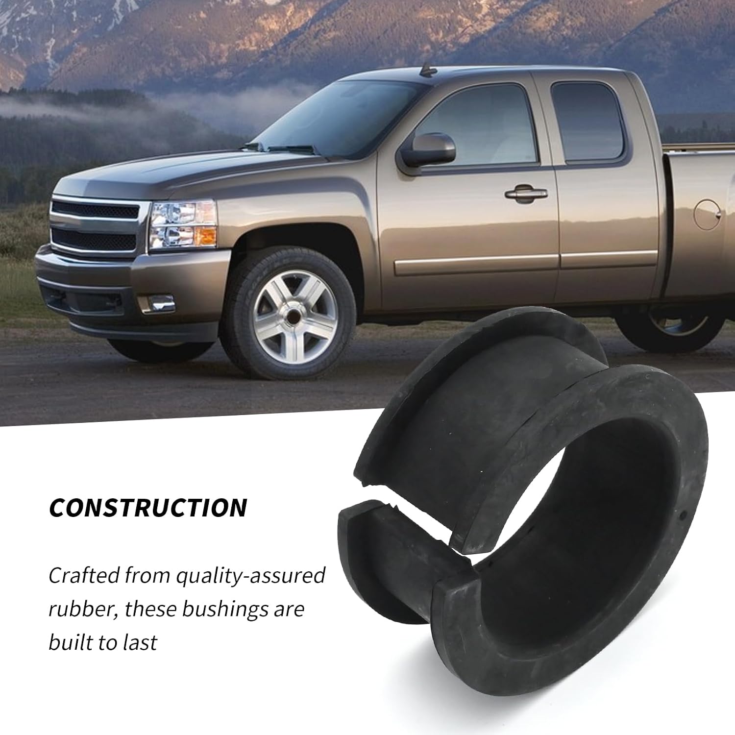22960484 Power Steering Gear Bushing, Replacement for Cadillac Escalade, Replacement for Chevrolet Avalanche Cheyenne, Replacement for GMC Sierra, Replaces 221036