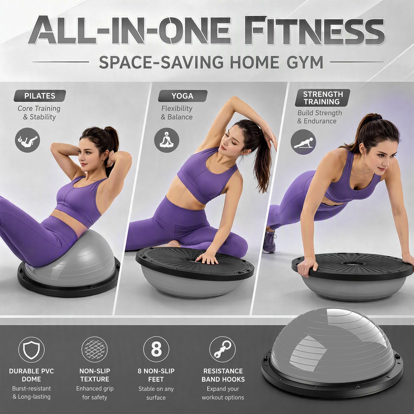 Balance Ball Halber piłka gimnastyczna Fitness Balance Board