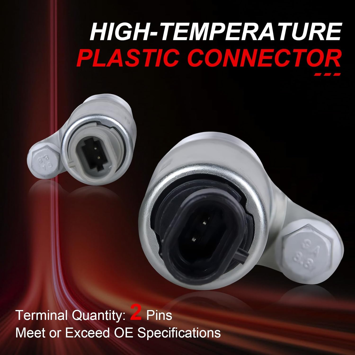 VVT Intake & Exhaust Camshaft Position Actuator Solenoid Valve Kit 12655421 12655420 Compatible with Chevy GMC Equinox Malibu Cobalt HHR Terrain Buick Pontiac Saturn 2.0L 2.2L 2.4L