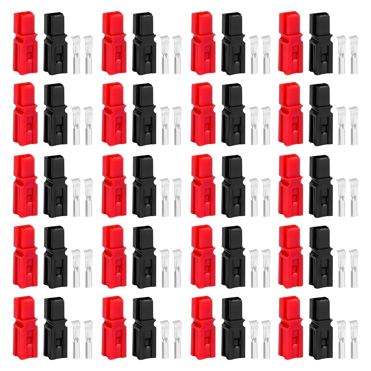 ANCHImsr 80 PCS (20 Pair) Powerpole Connectors, 30 Amp,Battery Connector Modular Power Connector Quick Disconnect,AWG12-14,Quick Disconnect Modular