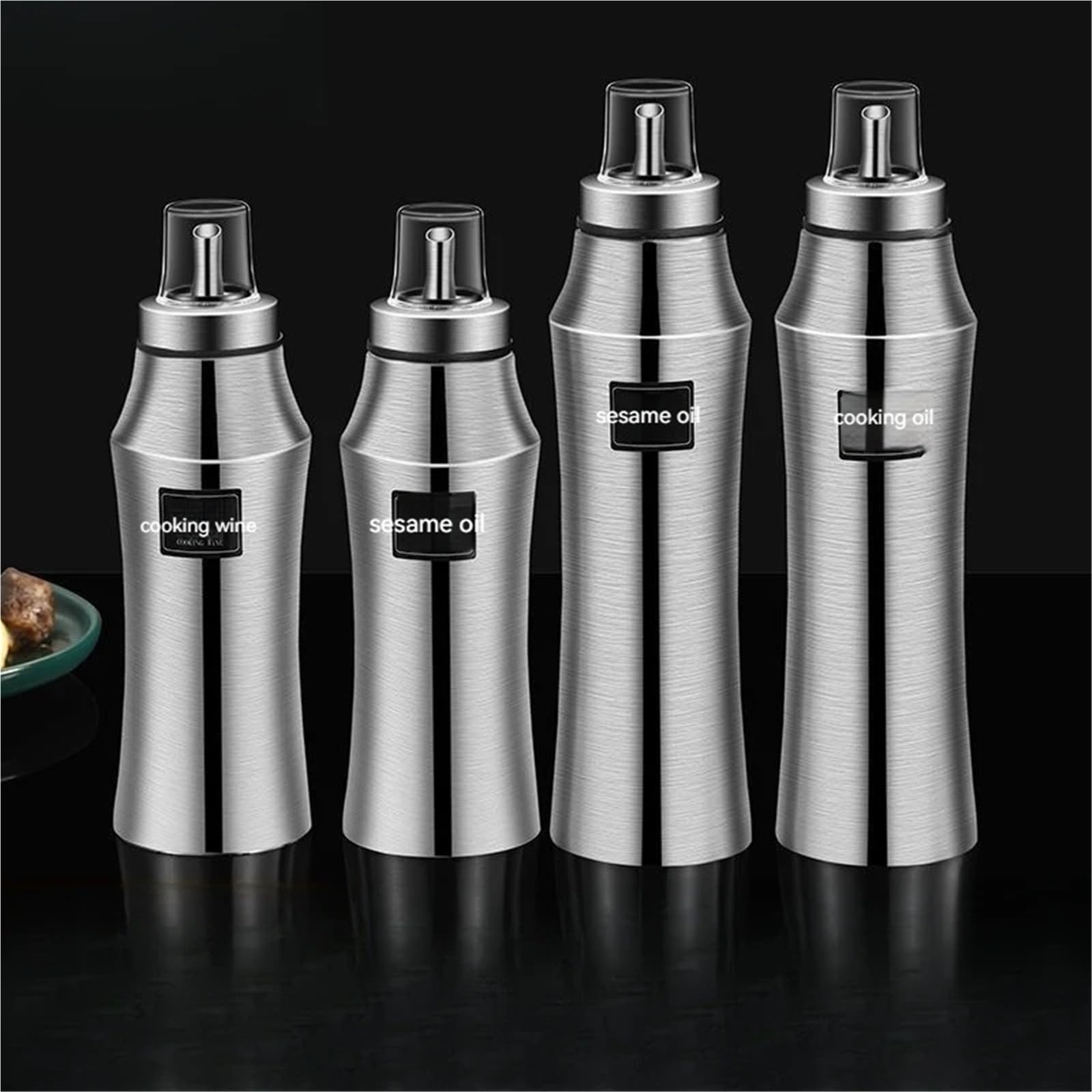 Oliera Acciaio Inox Barattolo for olio in acciaio inossidabile 304 a tenuta stagna for uso domestico con coperchio Tanica Hawksbill di grande capacità