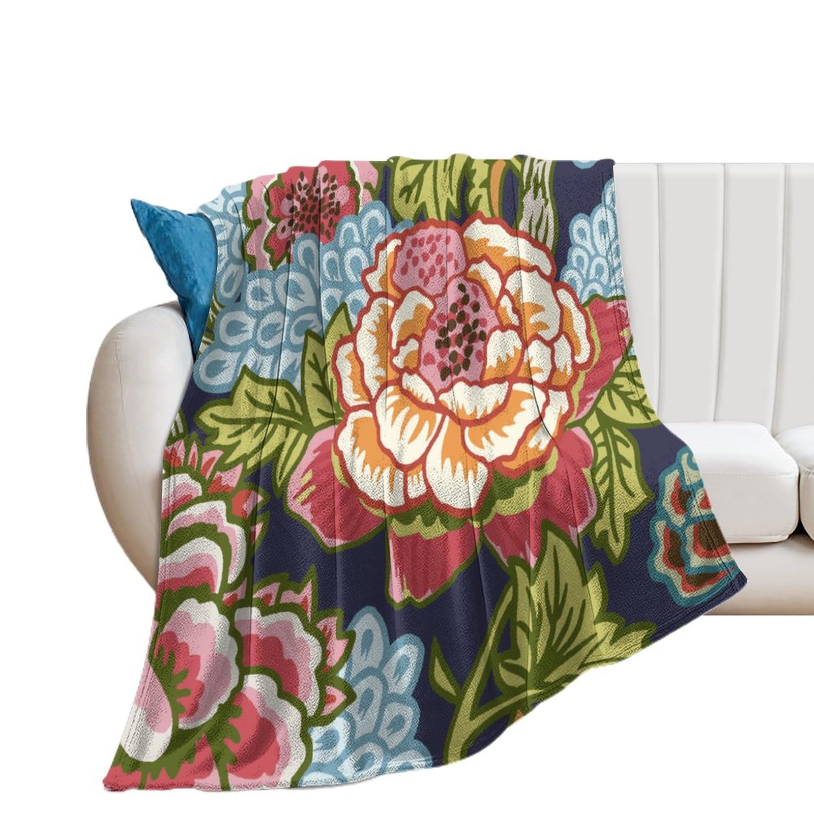 Couverture et jetés en flanelle super douce pour lit et sofa