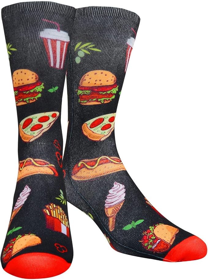 🍕🍔🍦 Fun Food Socks! Skate Outfit Ideas