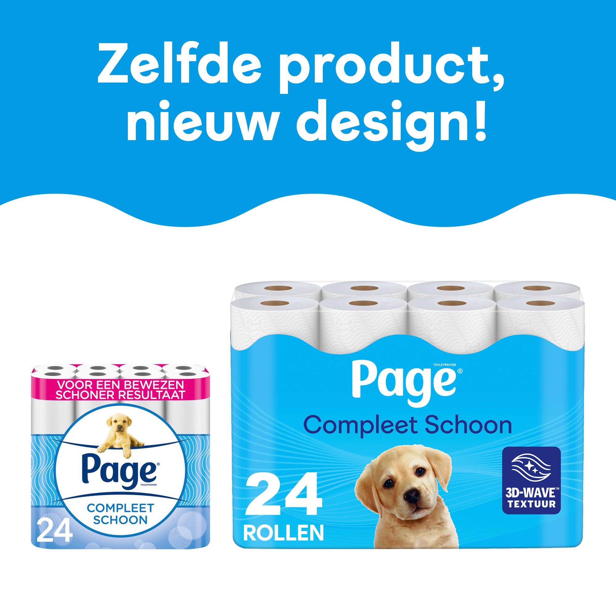 Page Toilettenpapier - Cleanes Toilettenpapier - 24 Rollen - Vorteilspack 4526141 – Ansicht 2