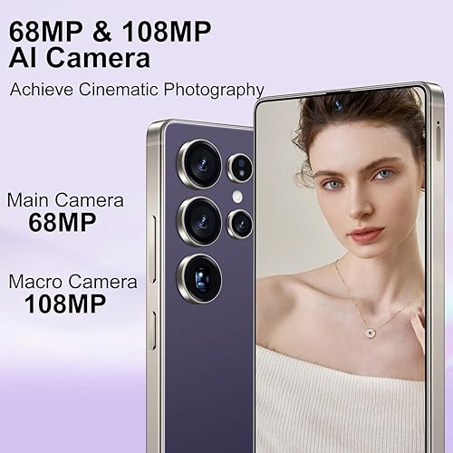 Miniatura 5 de Teléfono I25 Ultra desbloqueado, 16+512 GB, teléfono celular Android 14.0, bolígrafo integrado, batería 7000 mAh, pantalla HD de 6.99 pulgadas,