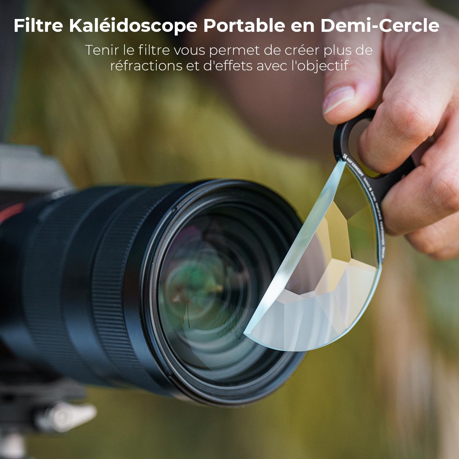 Filtre Kaléidoscope Portatif, Filtre à Effets Spéciaux Kaléidoscope