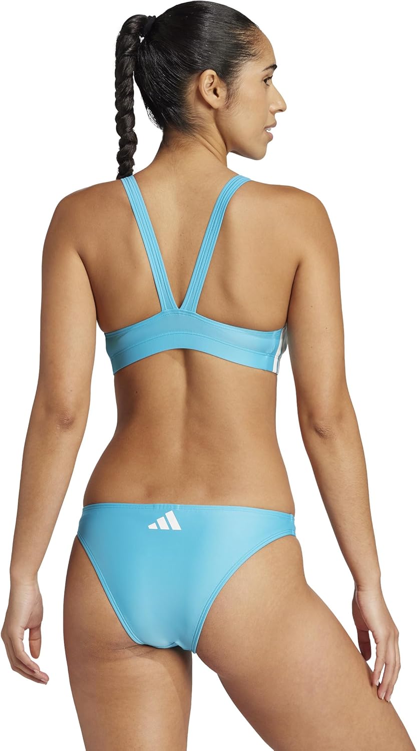 Adidas Womens 3-Stripes V-Back Bikini