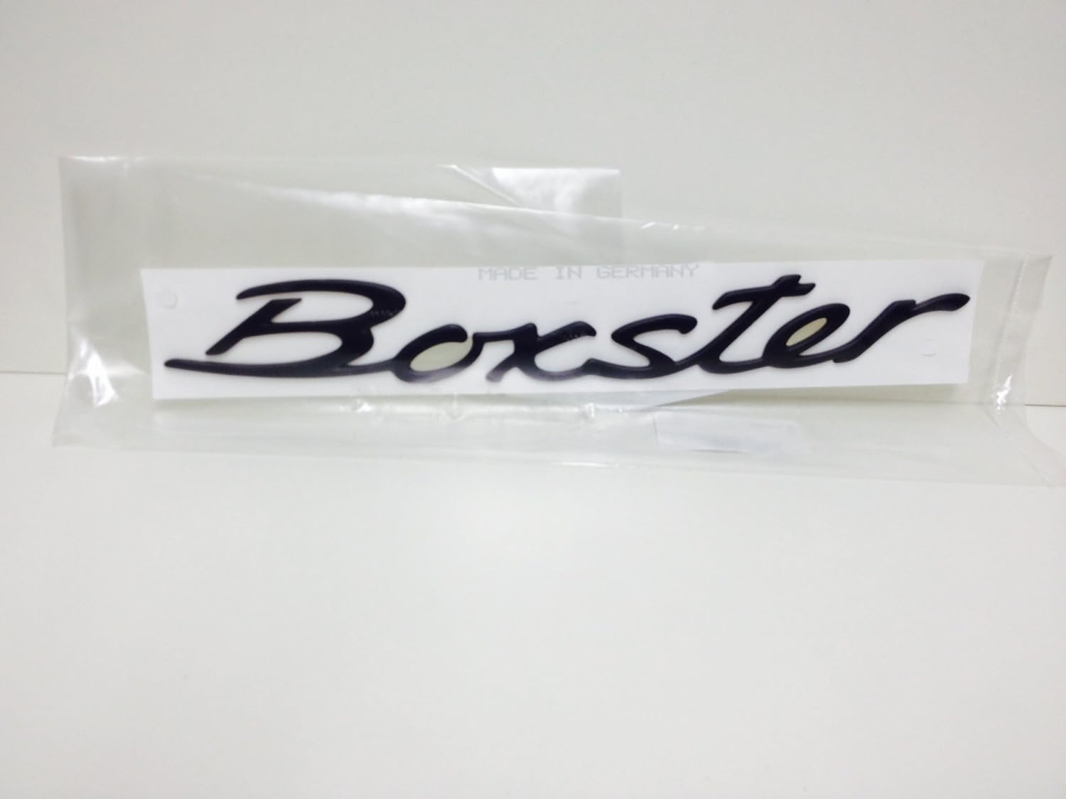 Porsche Emblem "Boxster" Black Rear Trunk 97-04, Boxster 986 559 237 00 70C