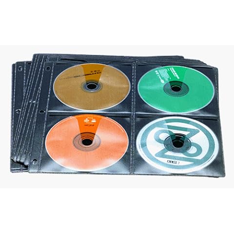 cdProjects DP10 Bubblesleeve Binder Pages (10-Pack, 8-CD Capacity per Page) Cover