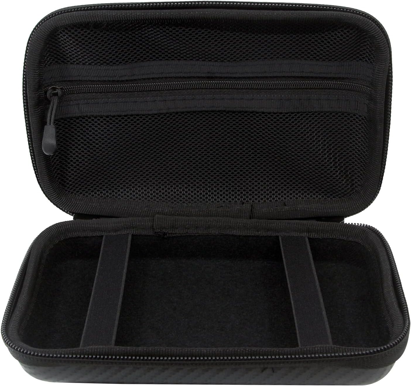 Cellet Hard EVA Case for External Hard Drive, Power Bank, Smartphones, Mesh Pockets (BLACK)