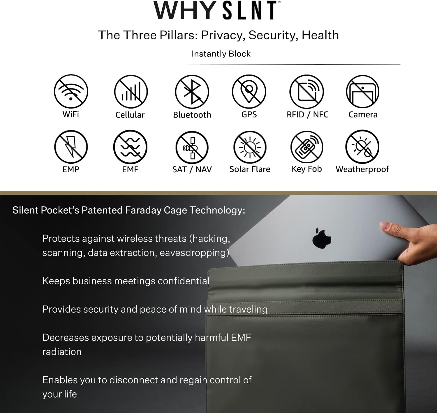 Promo Discount Up To 70% Off Silent Pocket Waterproof Nylon Faraday Bag, Signal Blocking Device Sleeve for 13 inch and 15 inch Laptops and Tablets - Instant Protection (15 Inch, Light Grey) Black Friday - 70% OFF Silent Pocket Waterproof Nylon Faraday Bag, Signal Blocking Device Sleeve for 13 inch and 15 inch Laptops and Tablets - Instant Protection (15 Inch, Light Grey)