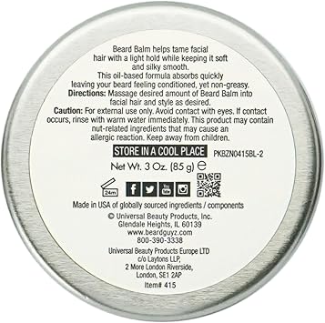 Beard Guyz Rough Beard Balm, 3 Ounce