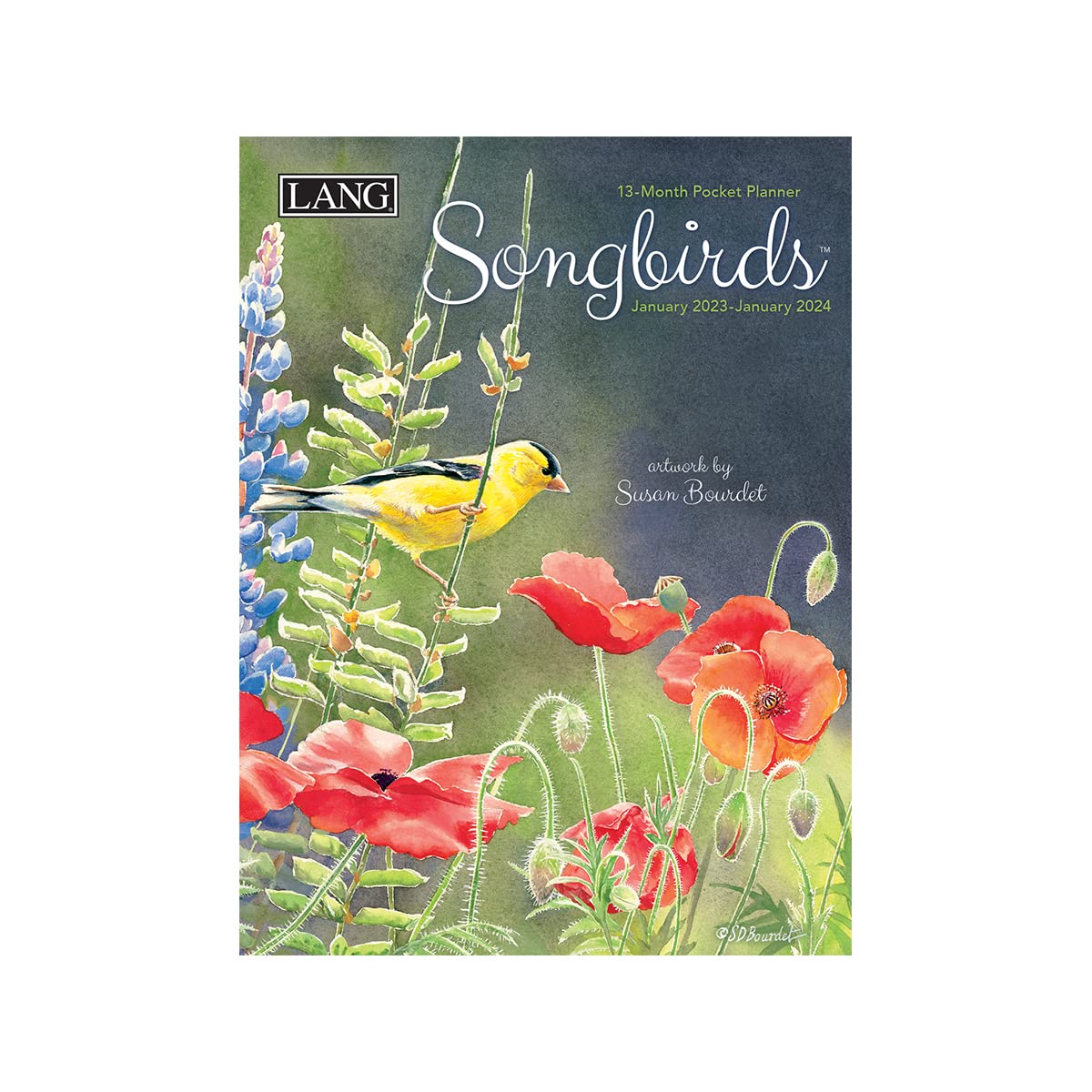 LANG Songbirds™ 2023 - Agenda tascabile mensile (23991003167)