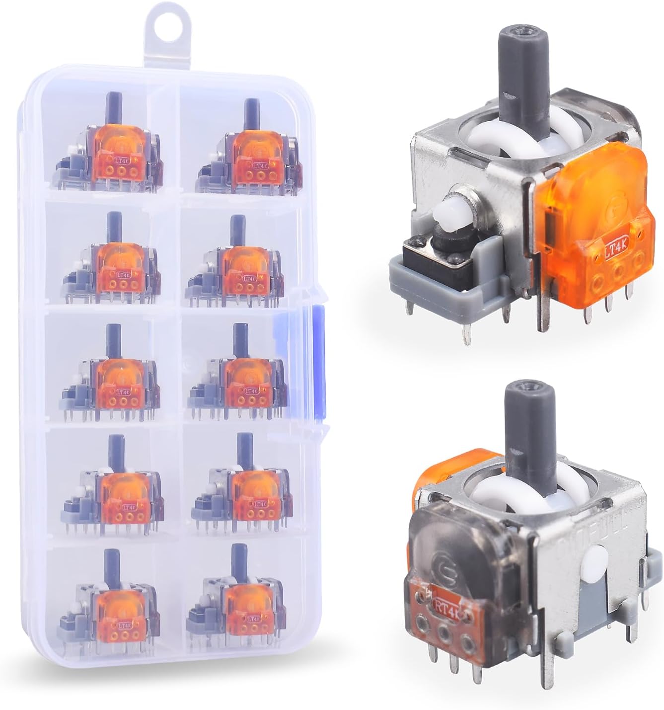 Qualitied TMR Electromagnetic Joystick Replacement for PS4/Xbox/PS5/Switch Pro-10 Packs (TMR Xbox)