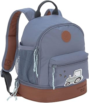 LÄSSIG Kinderrucksack mit Brustgurt Kindergartentasche Kindergartenrucksack 6,5L ab 3 Jahren/Mini Backpack Adventure Tractor