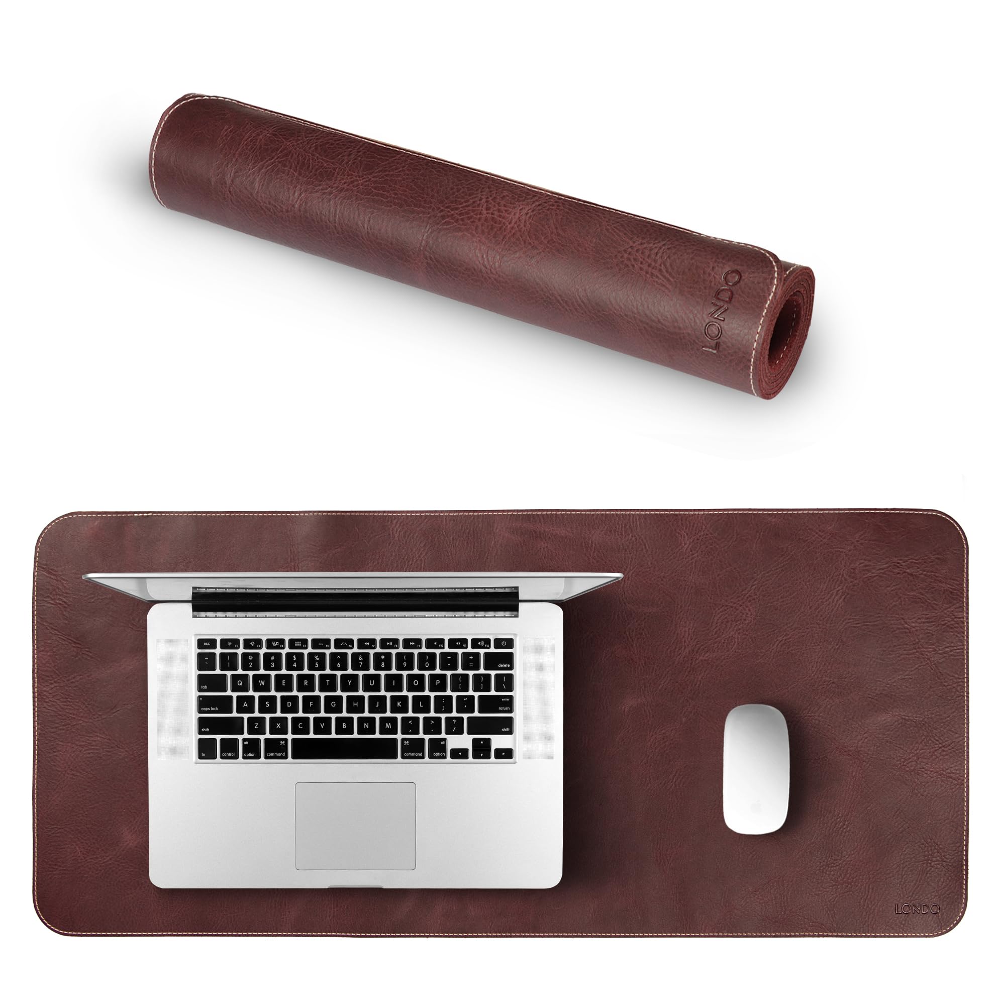 Amazon.com: Londo Top Grain Leather Extended Mouse Pad – Large