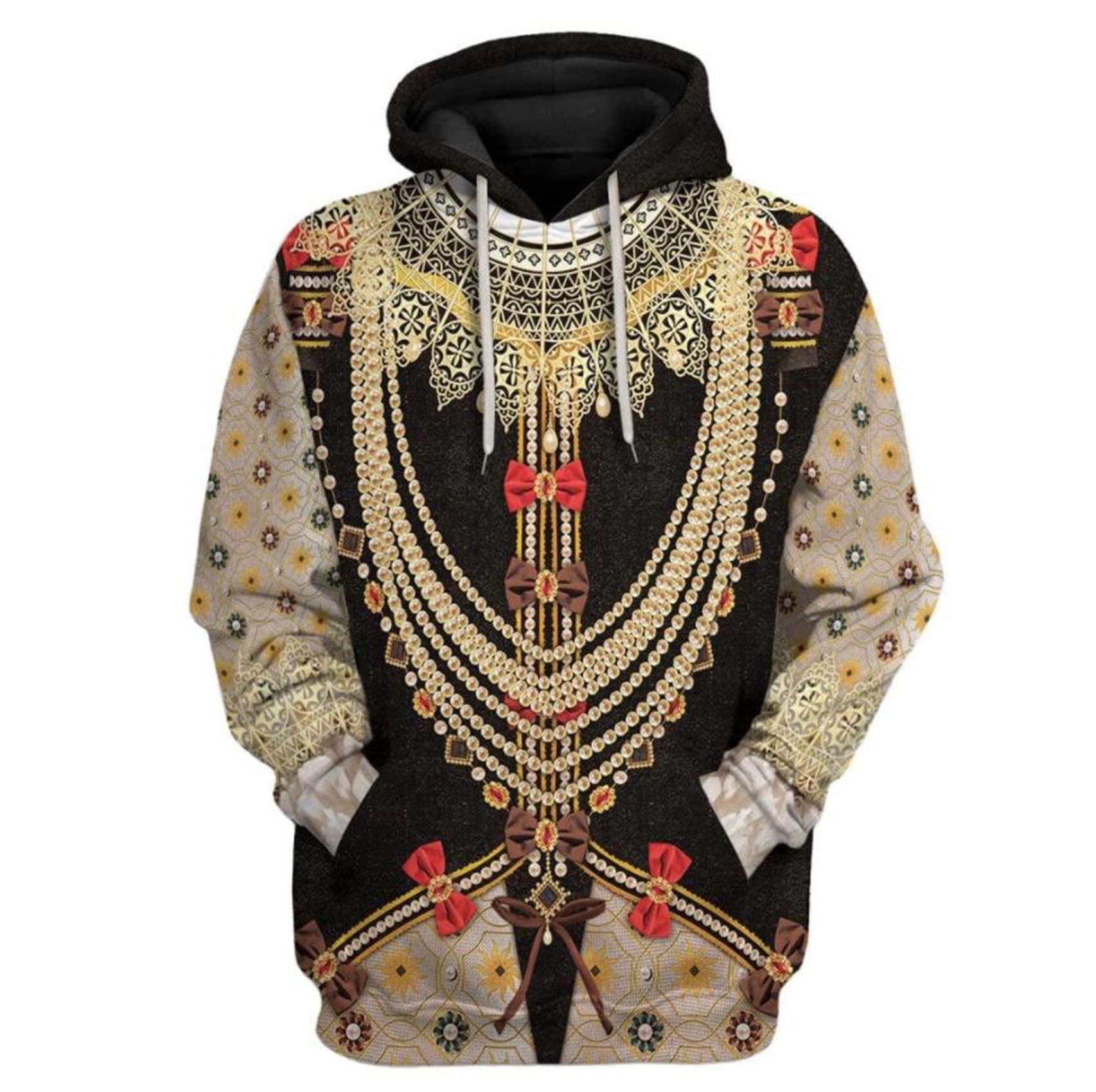 Uyecos Historical Hoodie Revolutionary War Uniform Top