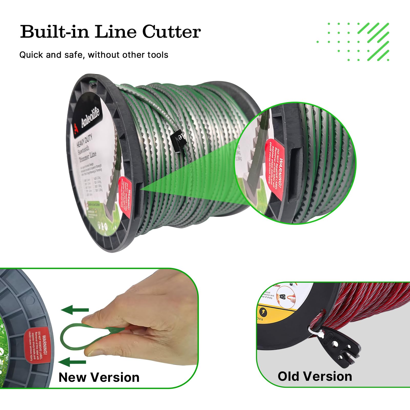 Amazon.com : A Anleolife 3-Pound Heavy Duty Sawtooth 140-mil-by