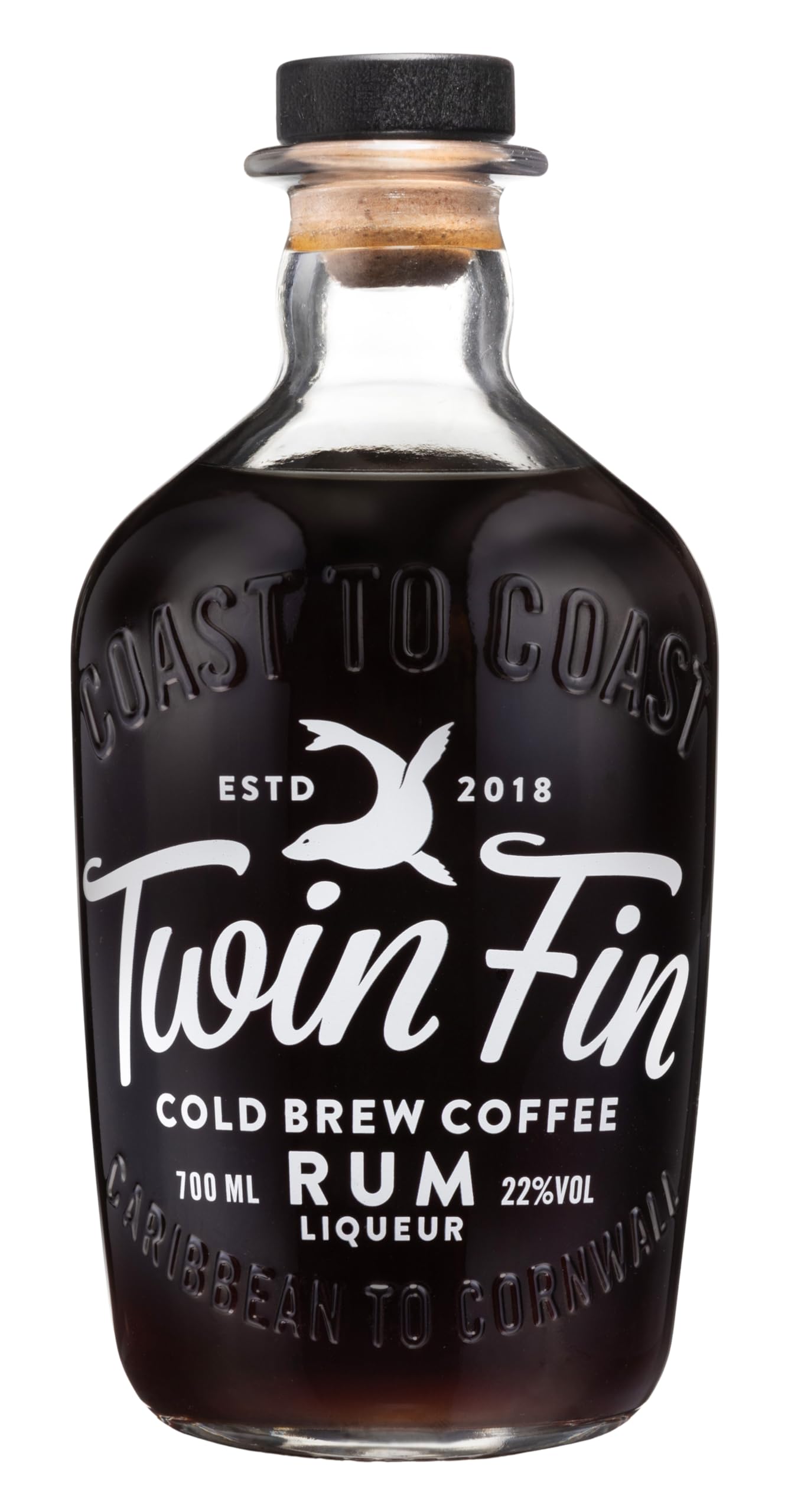 Twin Fin Cold Brew Coffee Rum Liqueur | 22% abv | 70cl