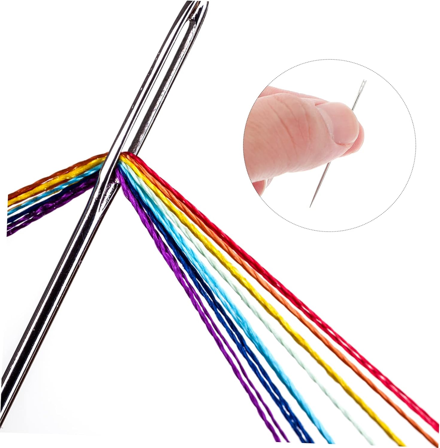 Tofficu 240pcs Professional Blind Embroidery Needles Hand Sewing Needles for Crafting Knitting Quilting Darning Easy to Go Through
