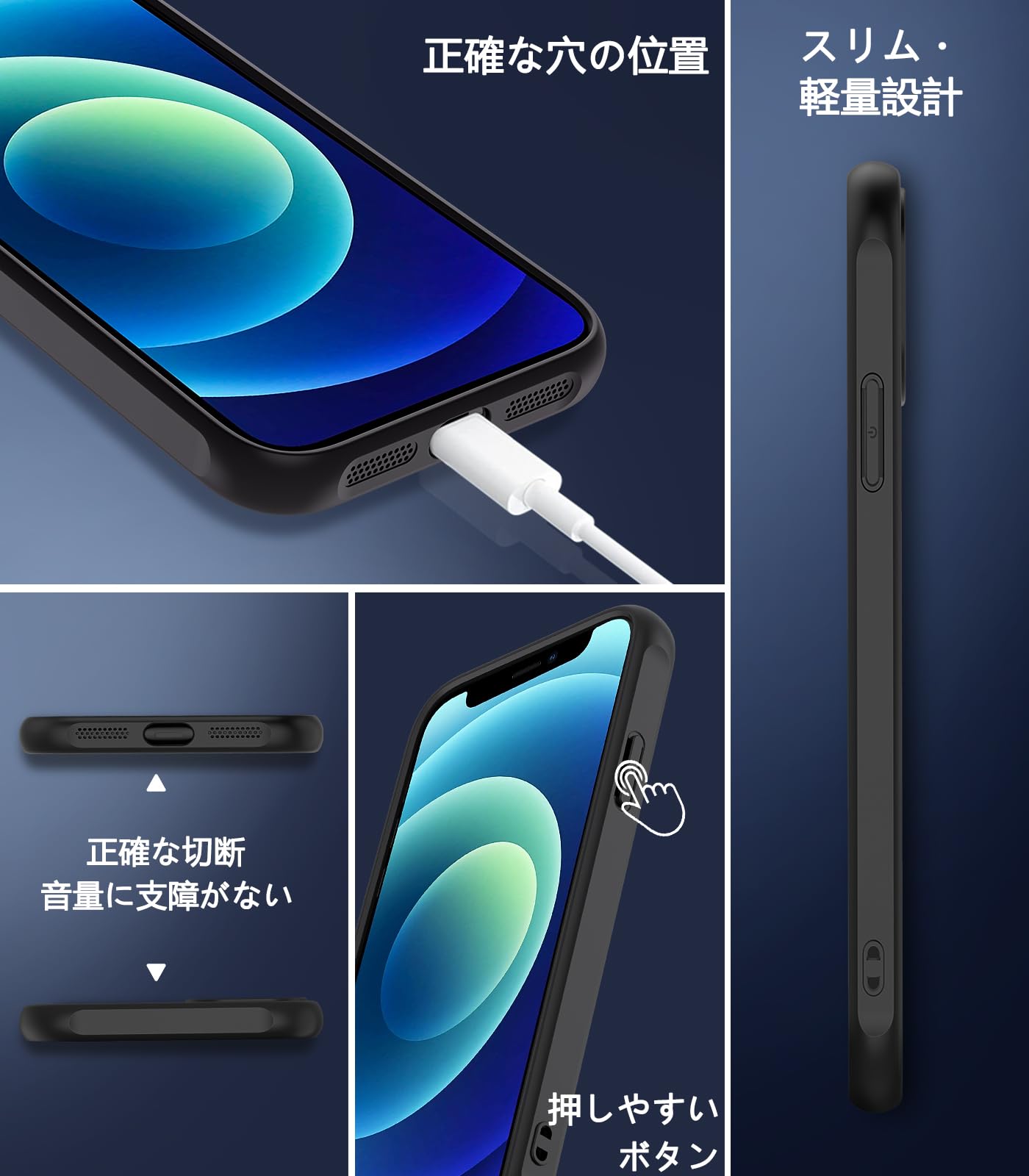Amazon.co.jp: OWKEY iPhone 12 mini ケース 【ガラスフィルム付き 
