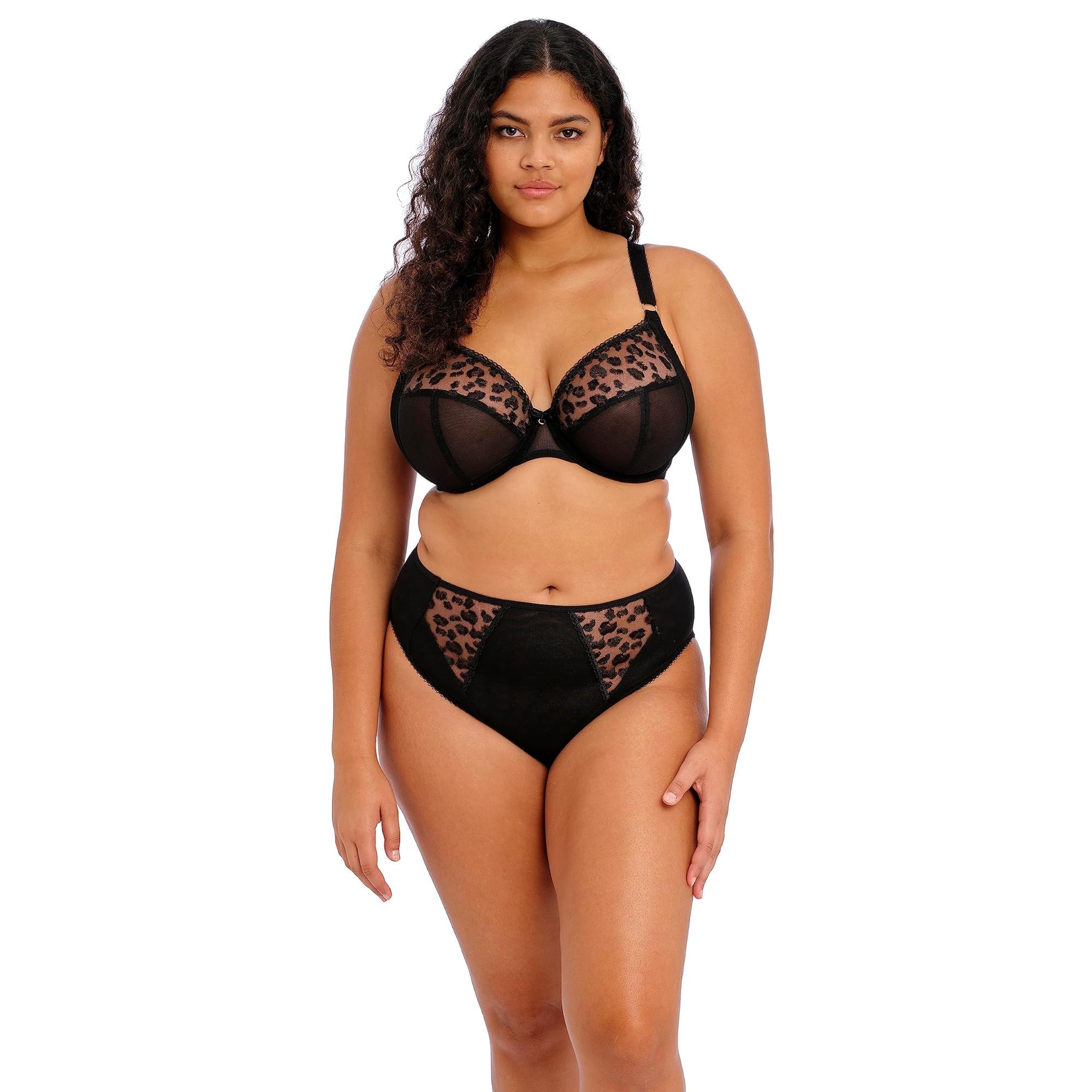 Elomi Namrah High Leg Briefs (16, Jet)
