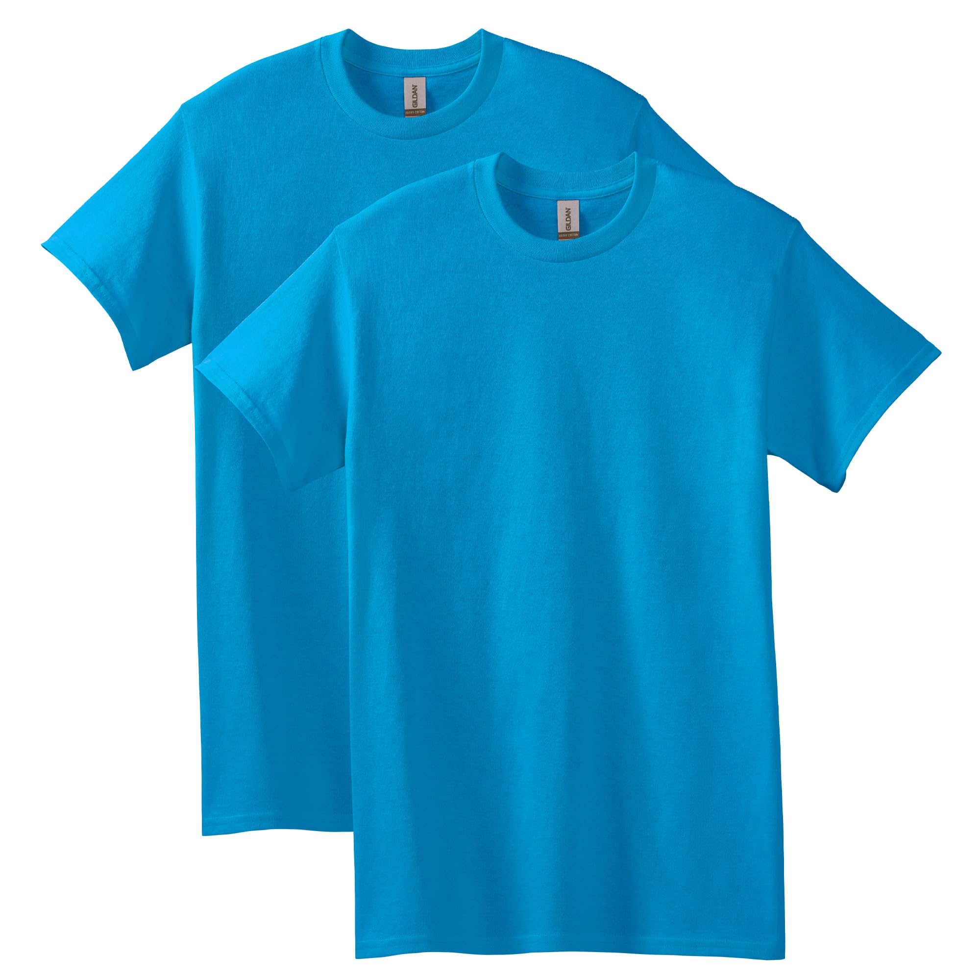 Gildan Heavy Cotton T-Shirt, Style G5000, Multipack, Sapphire (2-Pack), XXL (Pack of 2)
