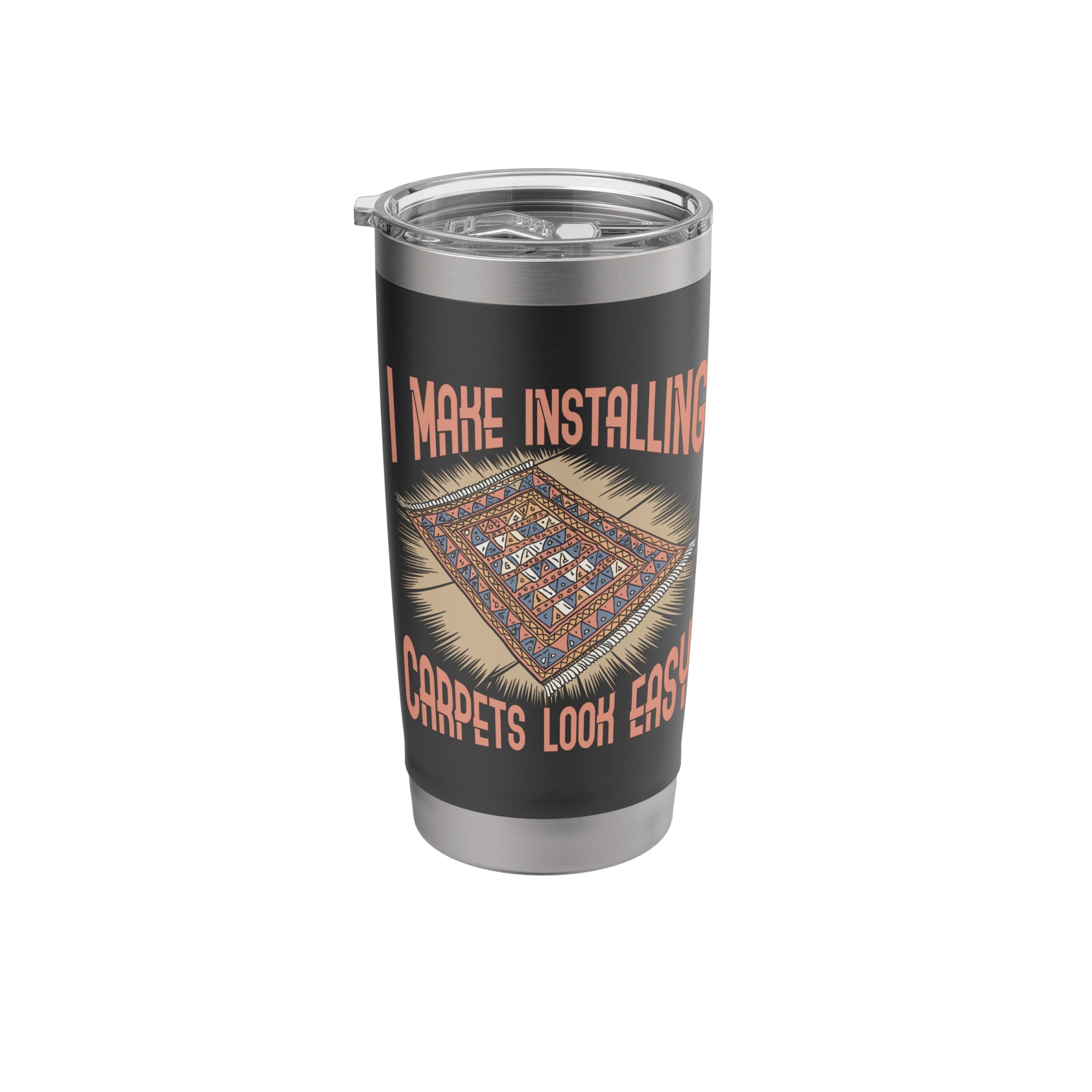 Carpet Installer Gifts & AccessoriesTextile Fitting - Flooring Carpet Installer Stainless Steel Insulated Tumbler