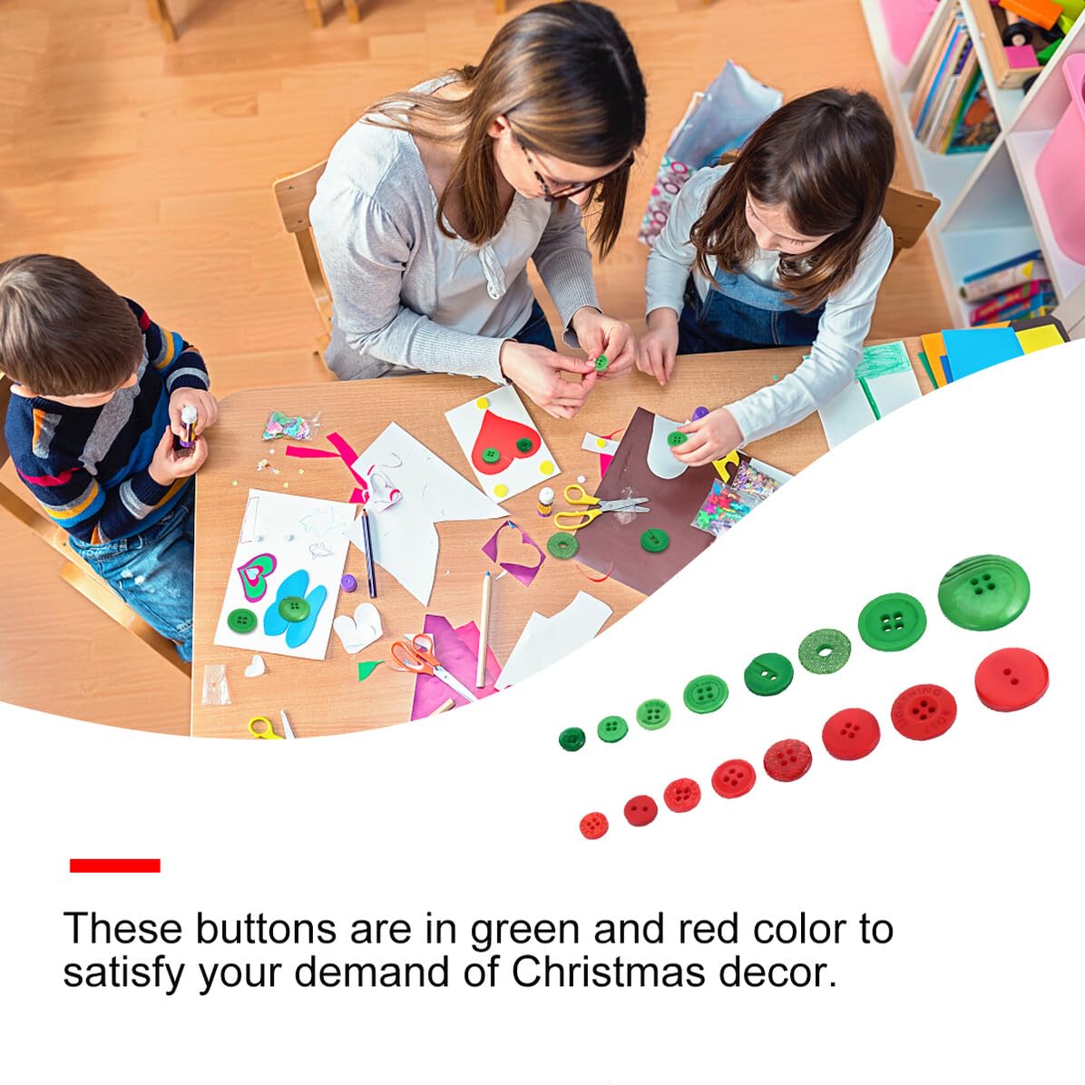 Bottoni in Resina per Cucire 1320 Pezzi, Assortiti DIY
