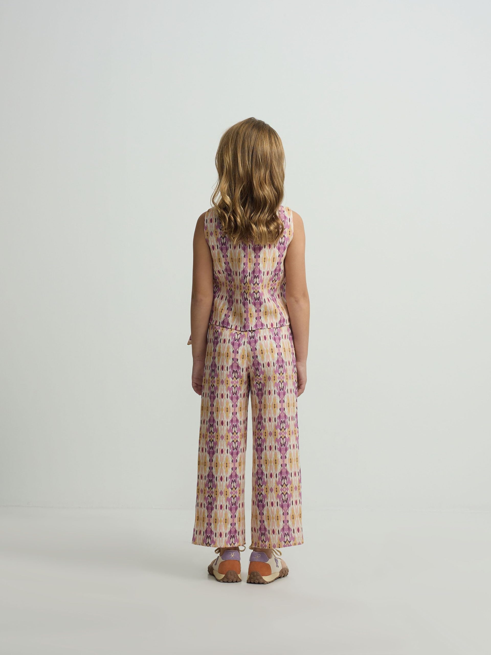 SILBON Pantaloni Ikat Print 4 Years