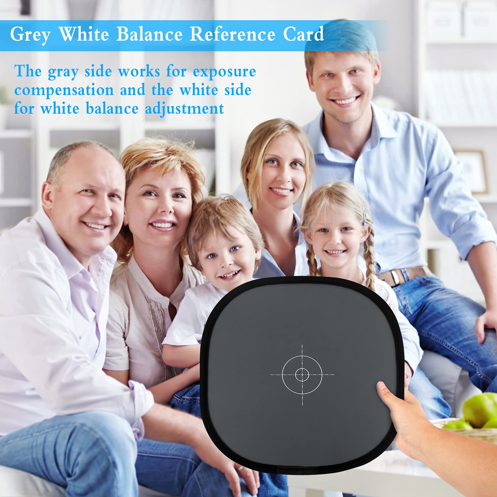 Scheda Grigia 18% Per Bilanciamento Bianco E Messa A Fuoco - Portatile Con Custodia