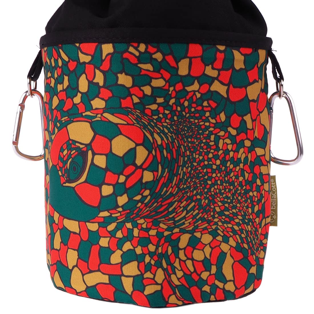 Bolsa para Pinzas de la Ropa portátil para Colgar, de algodón, con 2 mosquetones Resistentes, Cierre de cordón, Tope de Metal para Guardar Pinzas de la Ropa