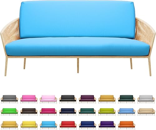 MoNiBloom Funda elástica para futón individual, sin brazos, funda para sofá sin brazos, protector de muebles, funda lavable con cremallera para
