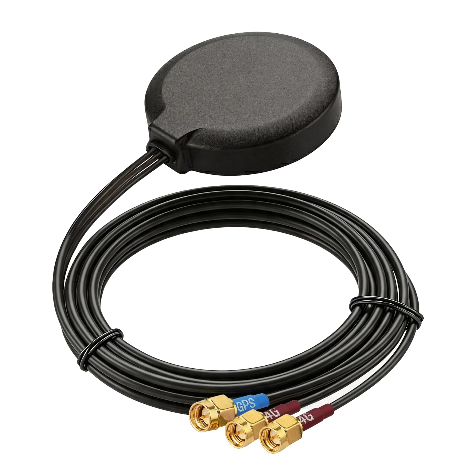Bingfu Antena de 4G LTE MIMO Celular y GPS Soporte de Magnético Adhesivo para 4G LTE GPS Cradlepoint IBR900 IBR1700 Wireless Airlink MG90 MP70 Módem Puerta de Enlace Industrial Enrutador Móvil
