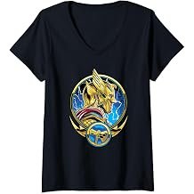 Marvel Thor Love and Thunder Thor Circle Stormbreaker Badge V-Neck T-Shirt