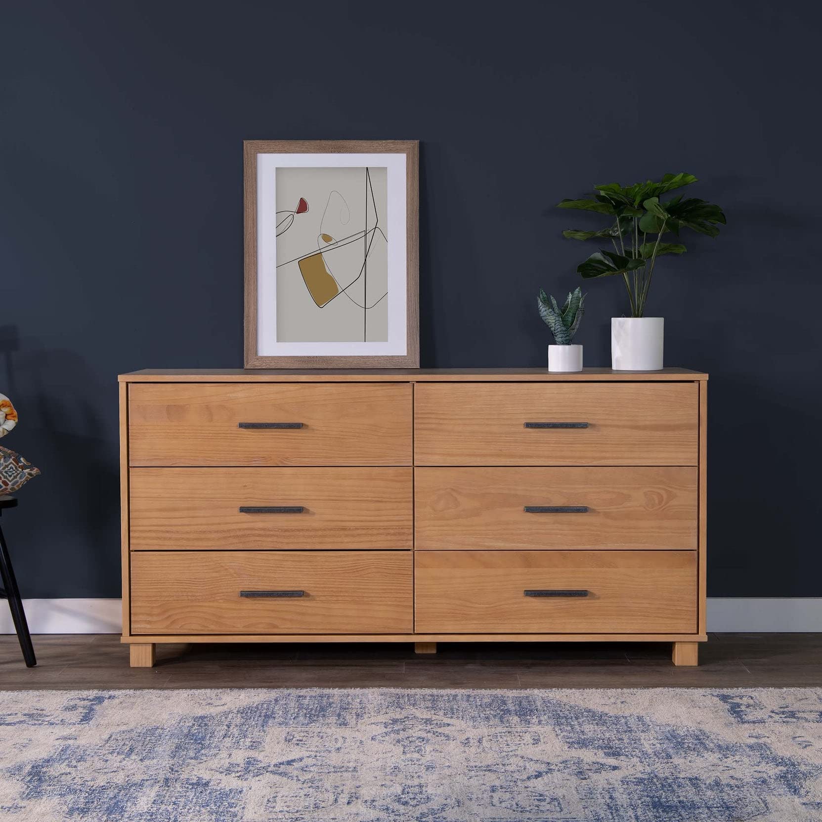 Grain Wood Furniture Loft 6-Drawer Dresser, Acacia