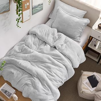 Coma Inducer Get Under Me Oversized Twin Comforter Set - Ice Gray