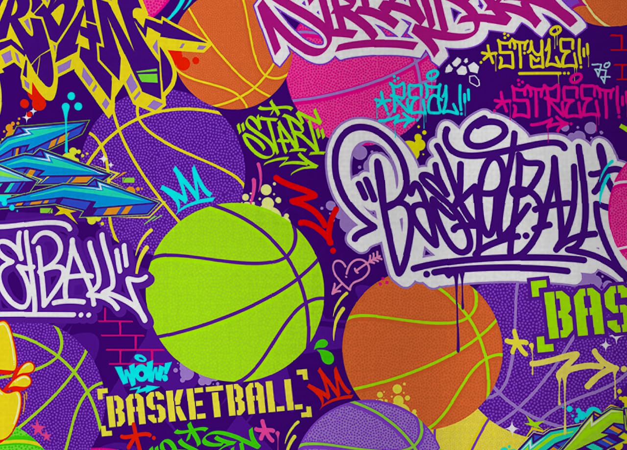 CapitanCasa Parure Copripiumino Sacco in 100% Cotone per Ragazzi Freestyle Basket Singolo Basket