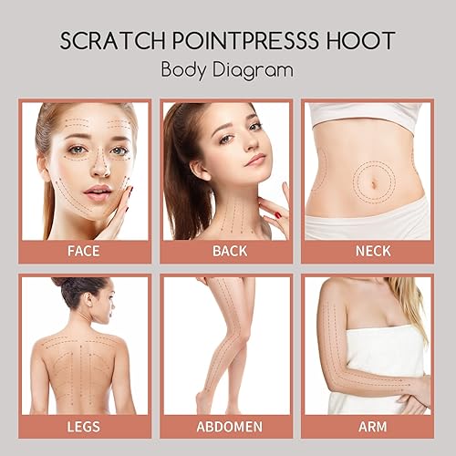 Miniatura 5 de Gua Sha Herramientas faciales Herramientas para el cuidado de la piel, herramienta Guasha de madera para cara para terapia de acupuntura SPA