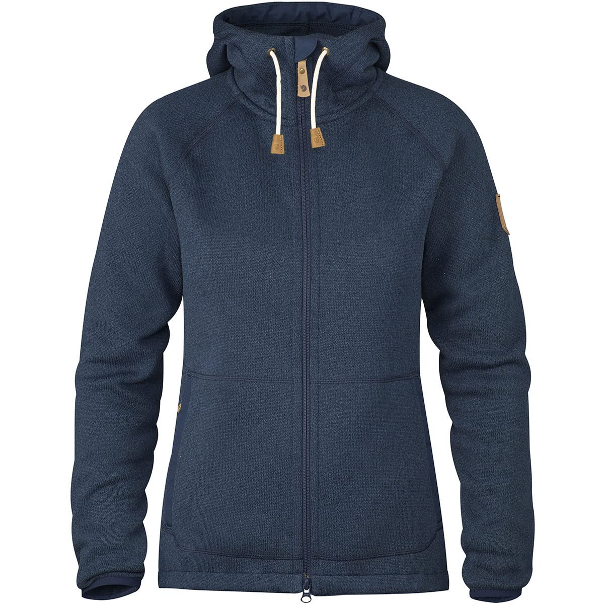Fjällräven Övik Fleece Hoodie W Felpa Donna Navy S