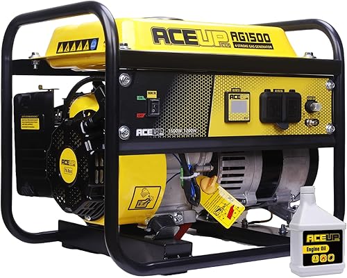 Miniatura 8 de Aceup Energy - Generador a gasolina de 1200 W, pequeño, portátil, para campamento, ultraligero, cumple con las normativas de la EPA y la CARB