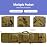 RUBY.Q 46 Rifle Bag, Khaki Tactical Long Rifle Backpack, Portable Shotgun Case for Firearm Storage and Transportation, Suitable for Outdoor Hunting Shooting (46 Khaki)