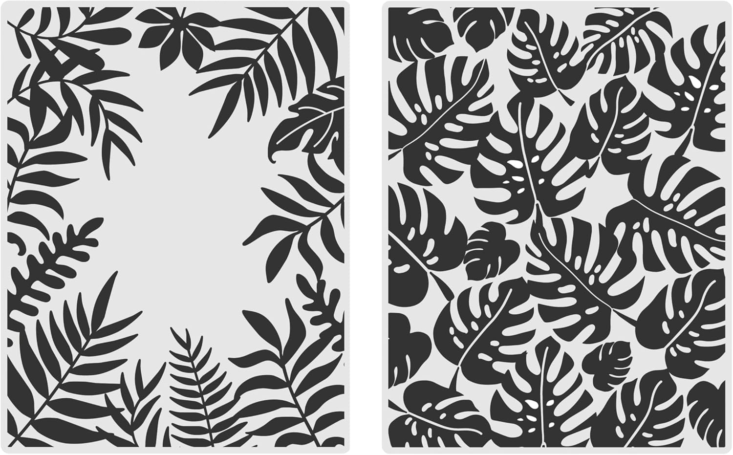 Recollections Leaves Embossing Folders Set, 12 Pack