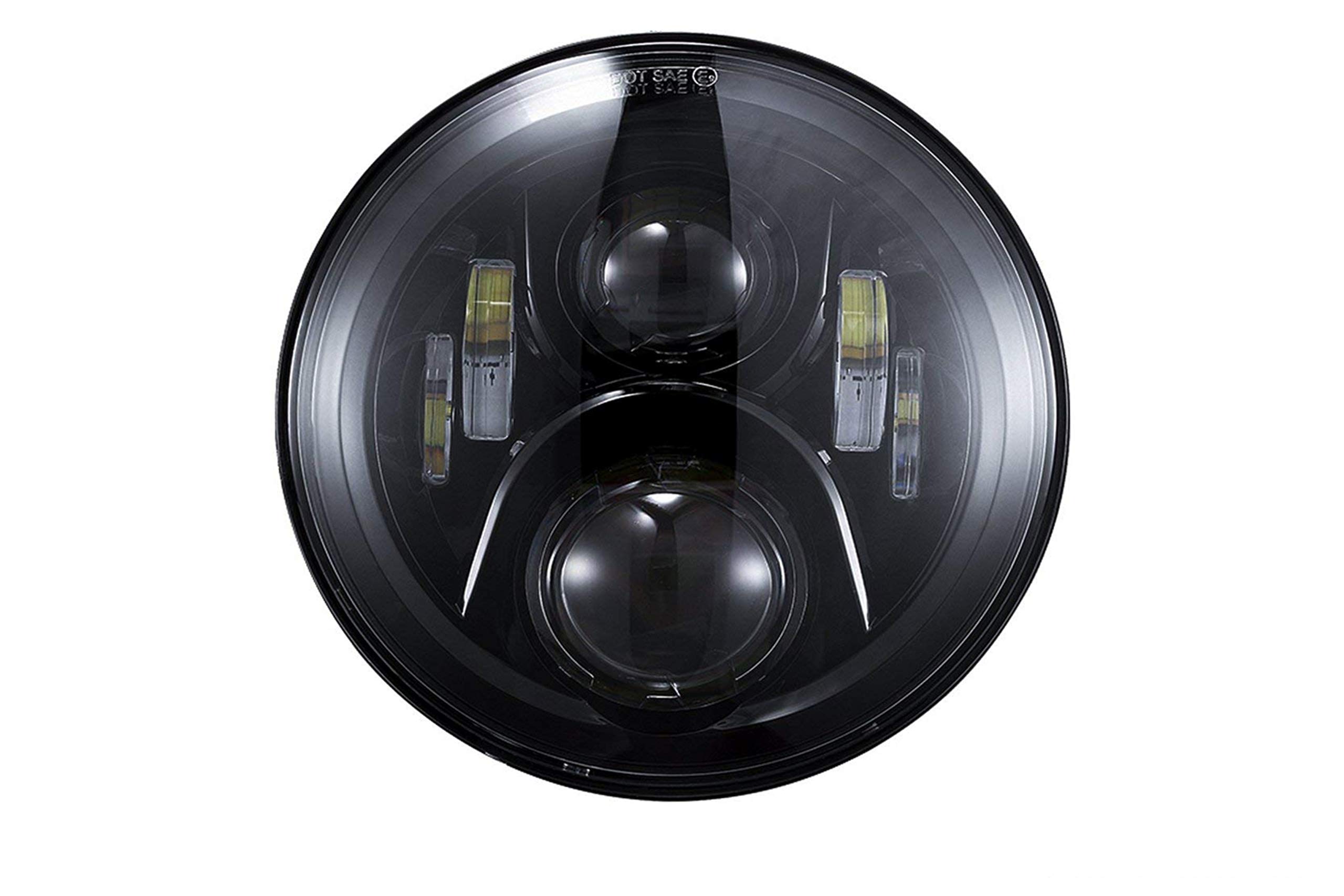 Customacces Headlight Evolution II Model for Harley Davidson Softail Deluxe CVO FLSTNSE 14'-15', Harley Davidson Dyna Switchback FLD 12'-16'