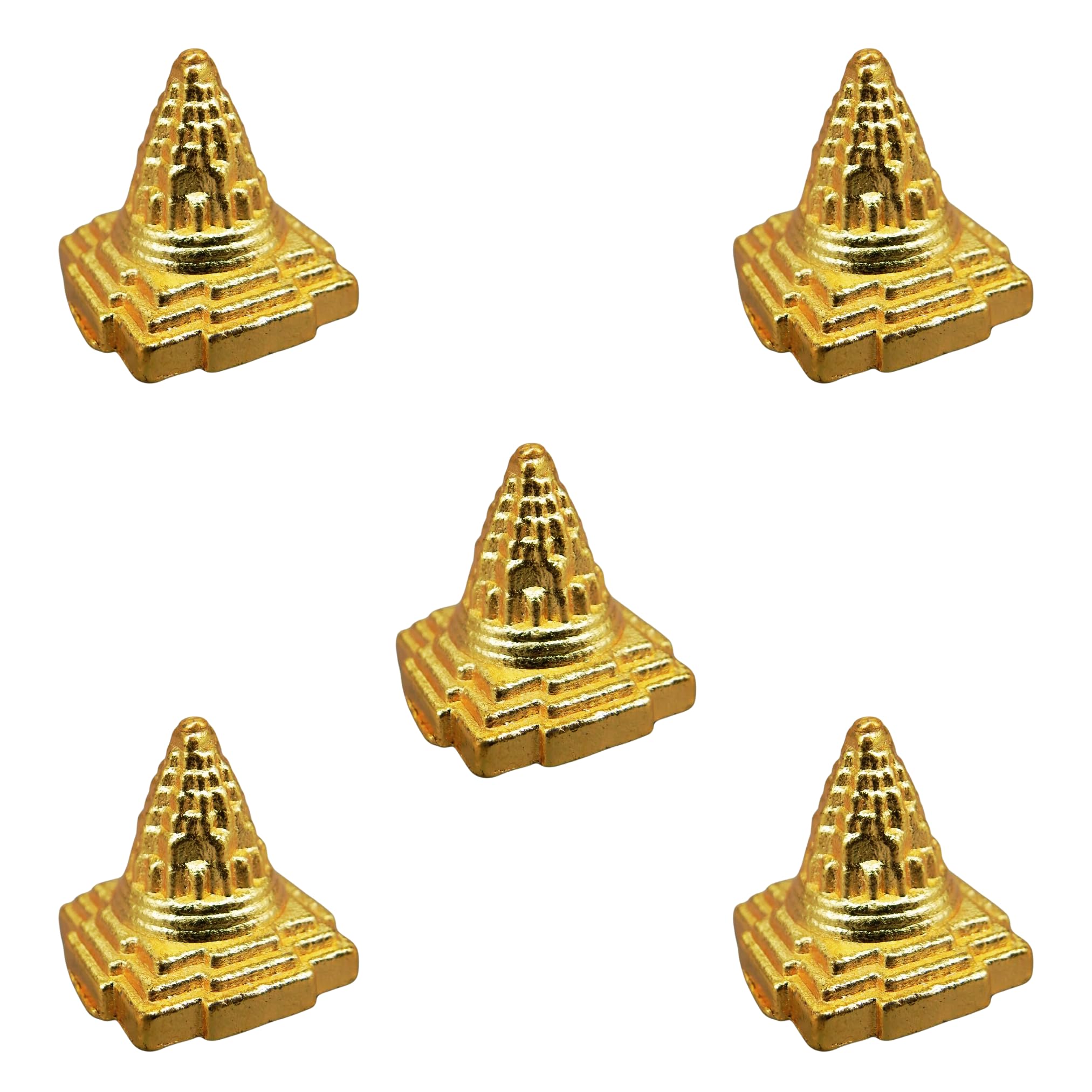 SRI YAGNAA - Brass Shanku Plates 5 pcs - Wedding Return Gifts - Housewarming Return Gifts (BSP-5) — Amazon image 15