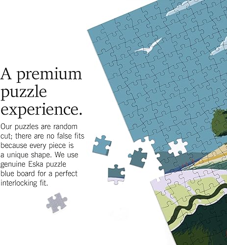 Miniatura 4 de Ballard, Seattle, Washington, Golden Gardens Beach Scene (1000 Piece Puzzle, Challenging Jigsaw Puzzle for Adults, Made in USA)