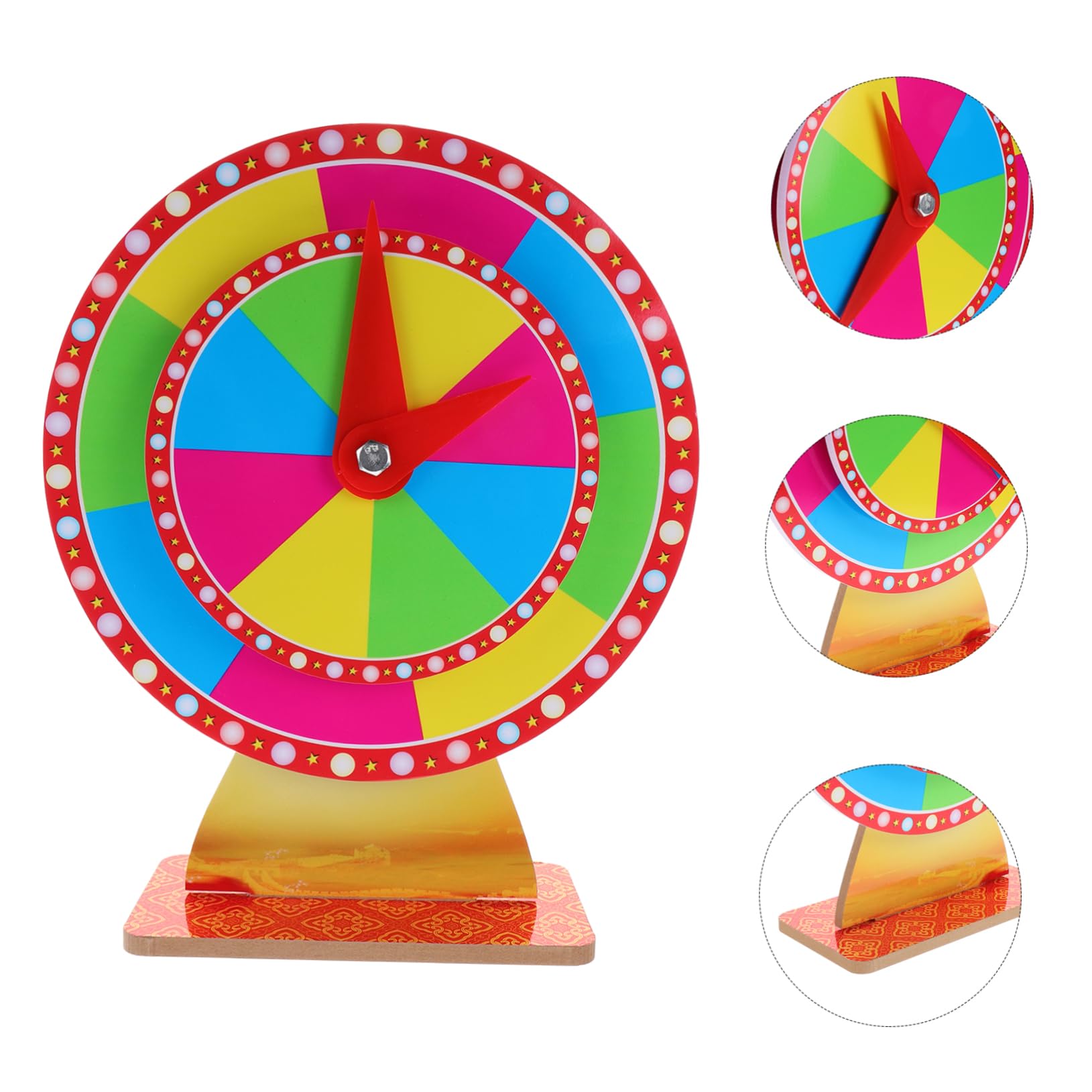 Vaguelly Ruota Girevole per Premi Ruota della Lotteria Personalizzabile Accessorio per Giochi da Tavolo per Eventi Festivi