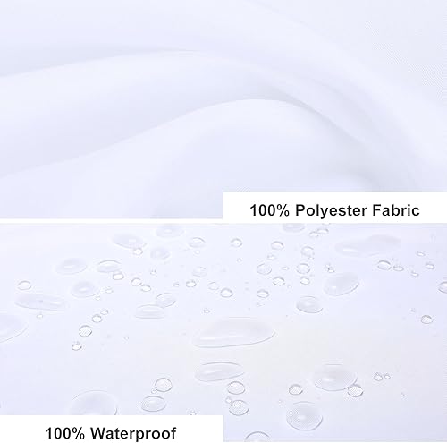 Miniatura 4 de Half Peru Half USA Flag Shower Curtain Waterproof Polyester Bath Curtain for Home Bathroom Hotel Decor 60x72Inch152x183cm