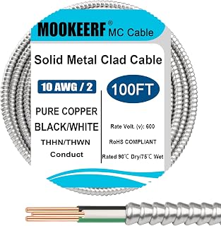 MOOKEERF 10/2 MC Cable 100FT